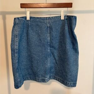 Tommy Hilfiger Blue Denim Mini Skirt